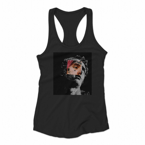 Lil Peep Is Tattoos Women Racerback Tank Tops