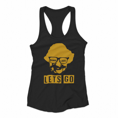 March Madness Loyola University Chicago College Basketball Let S Go Sister Jean Women Racerback Tank Tops