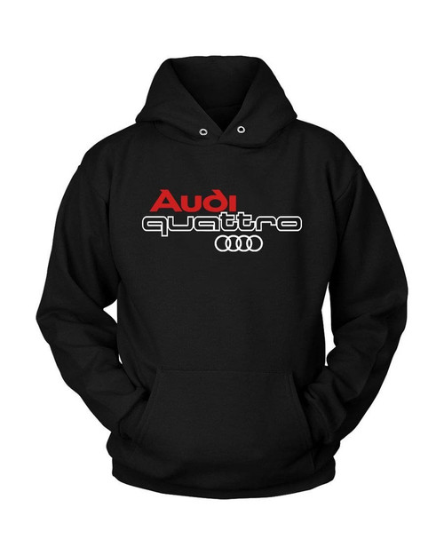 Audi Quattro Logo Sports Car Racing R8 Tt Unisex Hoodie