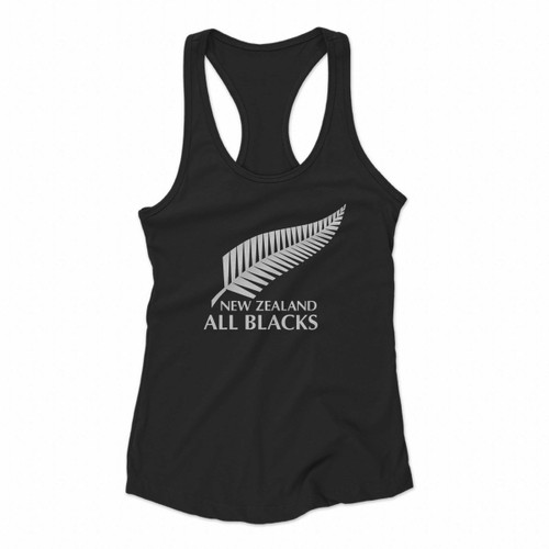 New Zealand All Blacks National Rugby Women Racerback Tank Tops