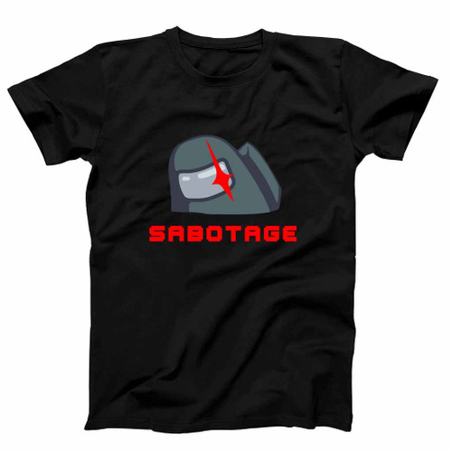 Among Us Crewmate Sabotage Logo Man's T-Shirt Tee