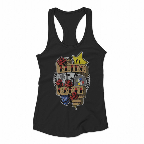 Super Retro Gamer Women Racerback Tank Tops