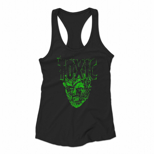 Toxic Heavy Metal Rock Band Women Racerback Tank Tops