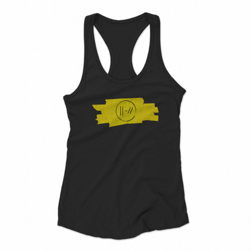 Twenty One Pilots Back Women Racerback Tank Tops