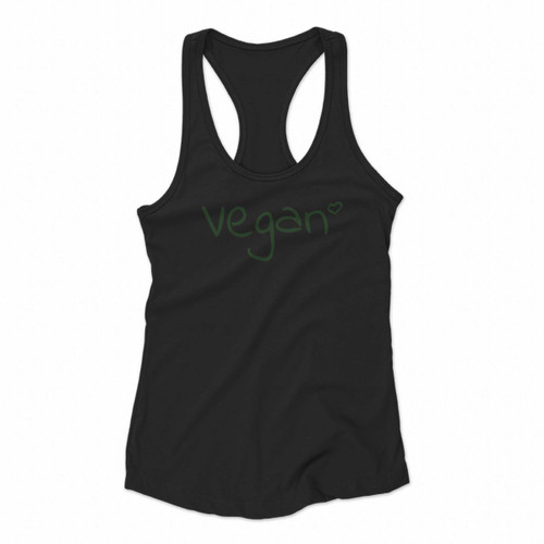 Vegan Logo Women Racerback Tank Tops