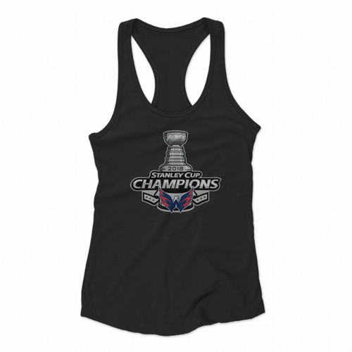 Washington Capitals Stanley Cup Champions 2018 Women Racerback Tank Tops