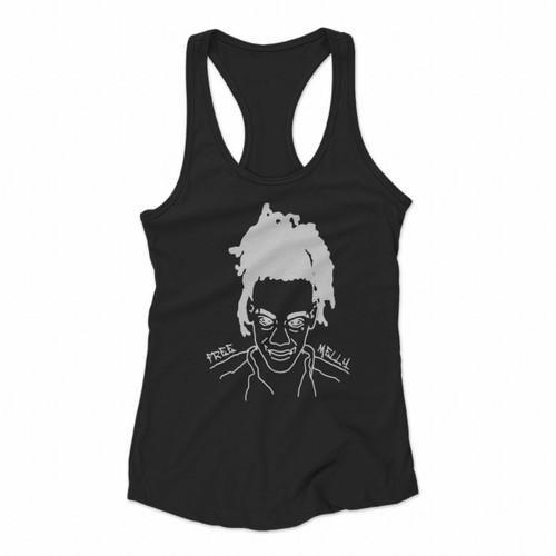 Ynw Melly Logo Women Racerback Tank Tops