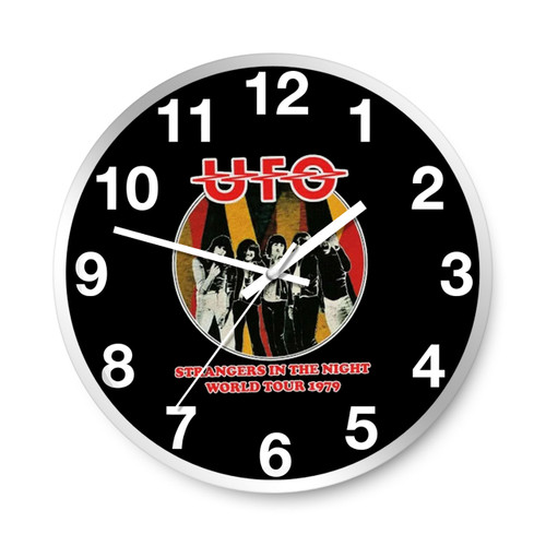 1979 Ufo World Tour Rock Concert Wall Clocks