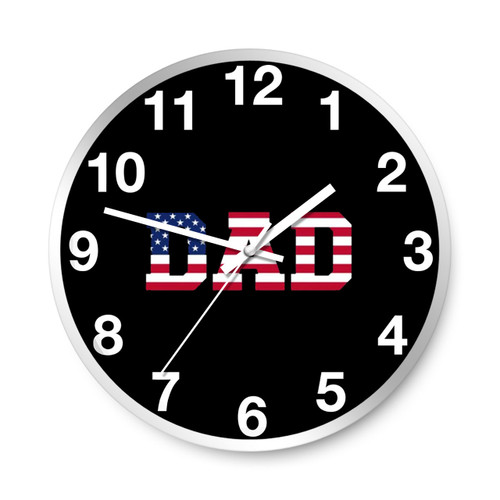 American Dad Flag Wall Clocks