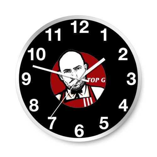 Andrew Tate Top G Wall Clocks