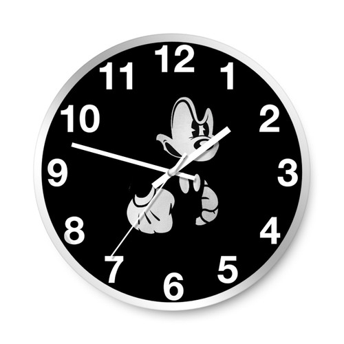 Angry Mickey Mouse Wall Clocks