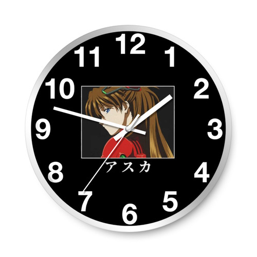 Asuka Langley Eva Love Wall Clocks
