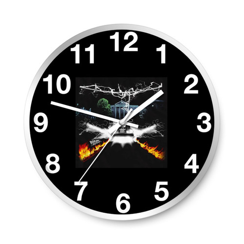 Back To The Future Traveling Back In Time Wall Clocks