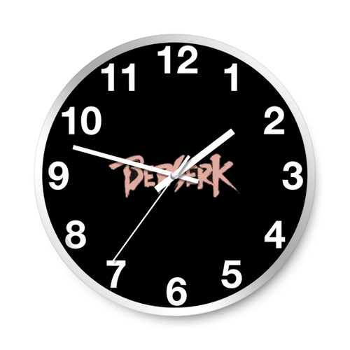 Black Swordsman Logo Wall Clocks