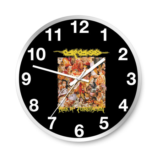 Carcass Reek Of Putrefaction Grindcore Wall Clocks