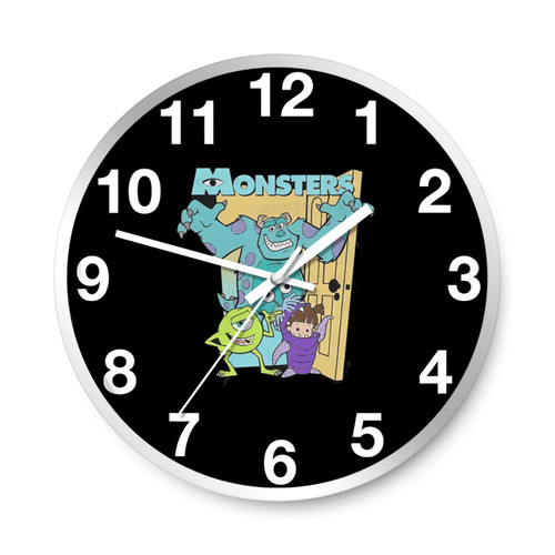 Disney Monsters Inc Mike Sully Boo Wall Clocks