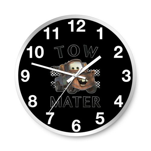 Disney Pixar Cars Tow Mater Finish Wall Clocks