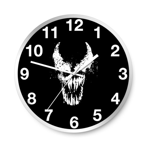 Eddie Brock Venom Face Wall Clocks