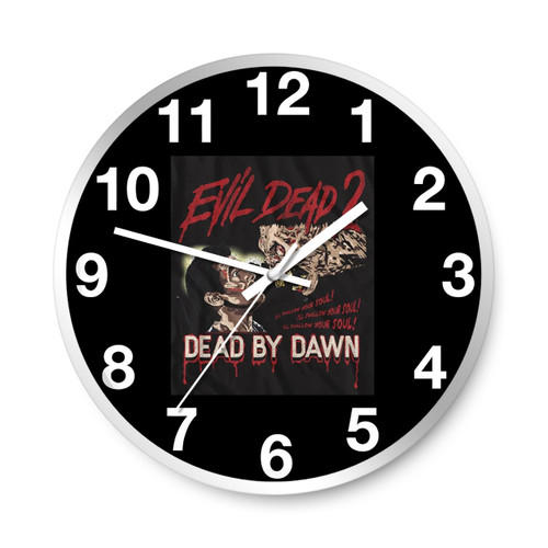 Evil Dead 2 Dead By Dawn Wall Clocks