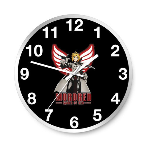 Fate Apocrypha Mordred Anime Wall Clocks