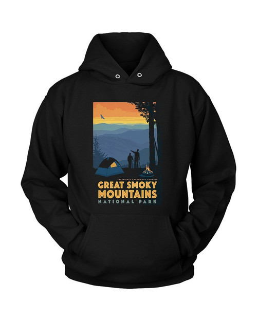 Great Smoky Mountains National Park Camping Unisex Hoodie