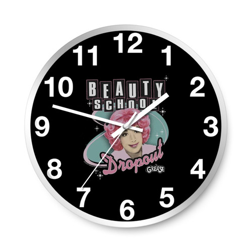 Grease Frenchy Beauty School Dropout Wall Clocks