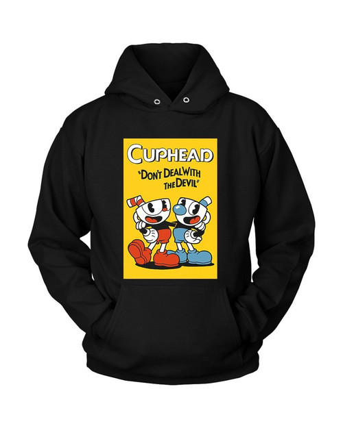 Cuphead Dont Deal With The Devil Quote Unisex Hoodie