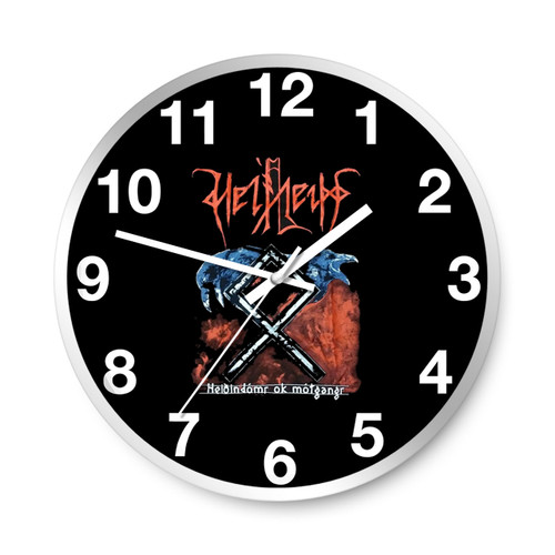 Helheim Heidindomr Ok Motgangr Wall Clocks