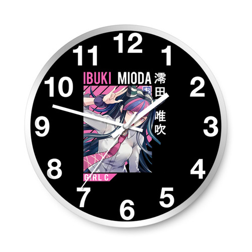 Ibuki Mioda Danganronpa V3 Anime Monokuma Wall Clocks