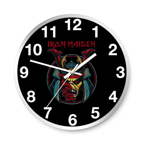 Iron Maiden Senjutsu Warrior Wall Clocks