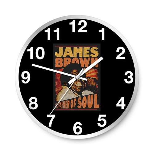 James Brown Godfather Of Soul Wall Clocks