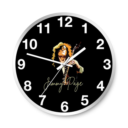 Jimmy Page Graphic Wall Clocks