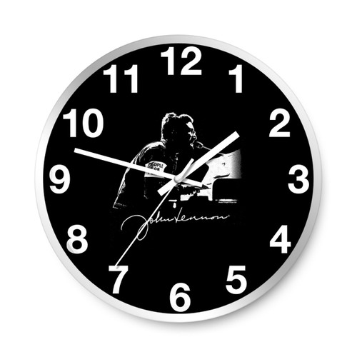 John Lennon People For Peace Wall Clocks