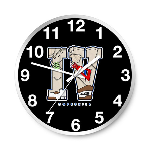 Jordan 4 Wild Things Wall Clocks