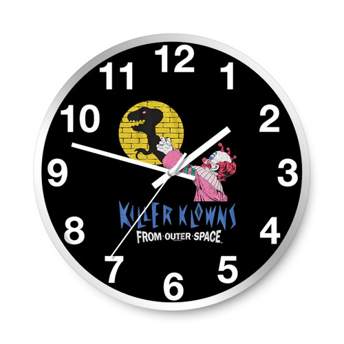 Killer Klowns From Outer Space Shadow Puppet Wall Clocks