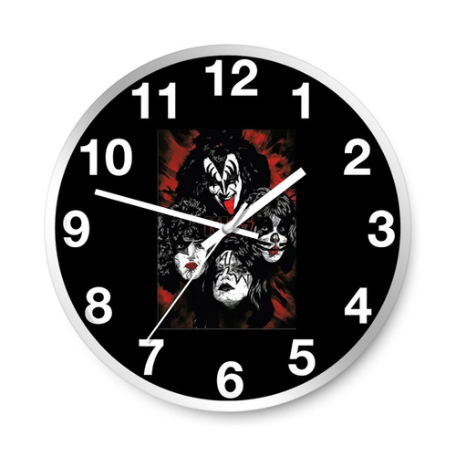 Kiss Army Kiss Rock Band Wall Clocks