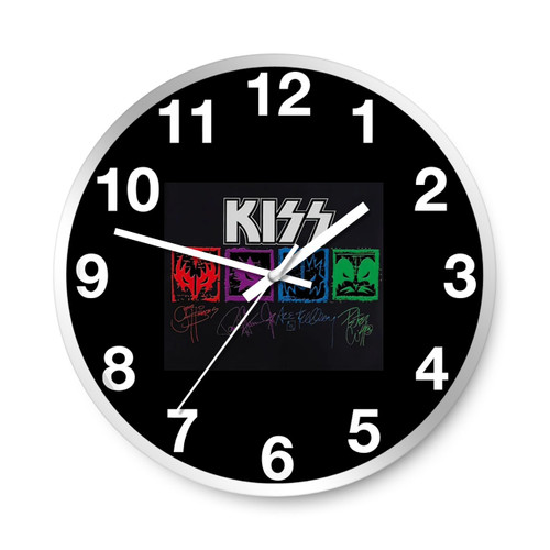 Kiss Band Vintage Rock Heavy Metal Wall Clocks