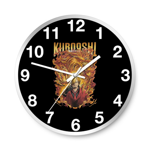 Kuroashi Sanji Vinsmoke Wall Clocks Kuroashi Sanji Vinsmoke Wall Clocks