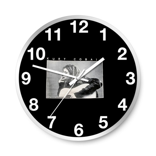 Kurt Cobain Hug Guitar Wall Clocks