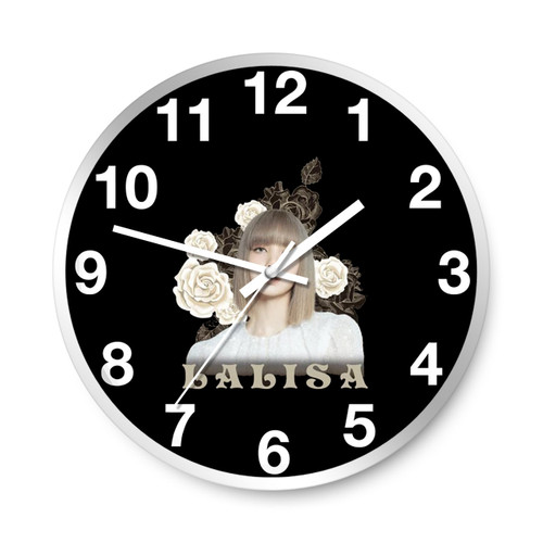 Lalisa Blackpink Logo Art Wall Clocks