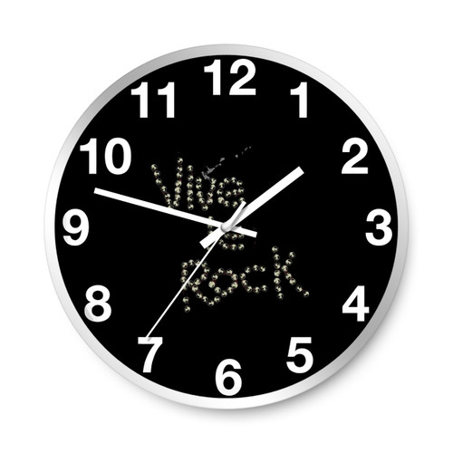 Let It Rock Vive Le Rock Wall Clocks