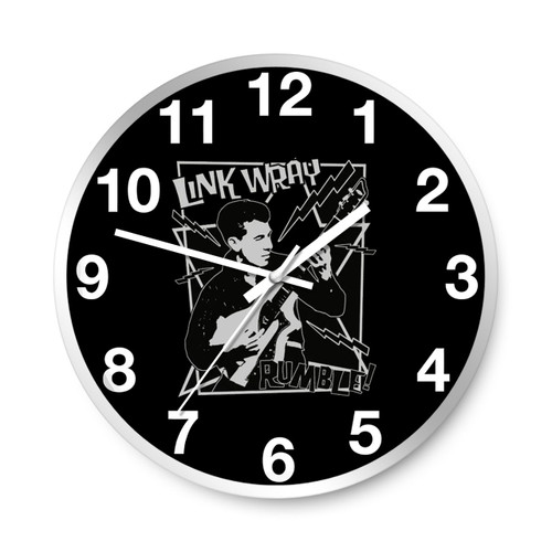 Link Wray Rumble Wall Clocks