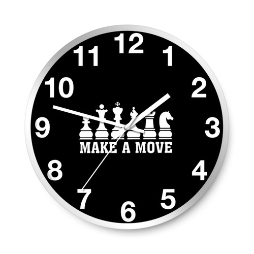 Make A Move Chess Outfit Wall Clocks Make A Move Chess Outfit Wall Clocks