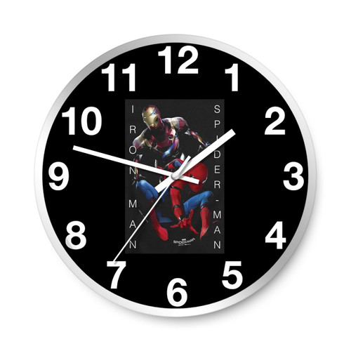 Marvel Spider Man Homecoming Iron Man Wall Clocks