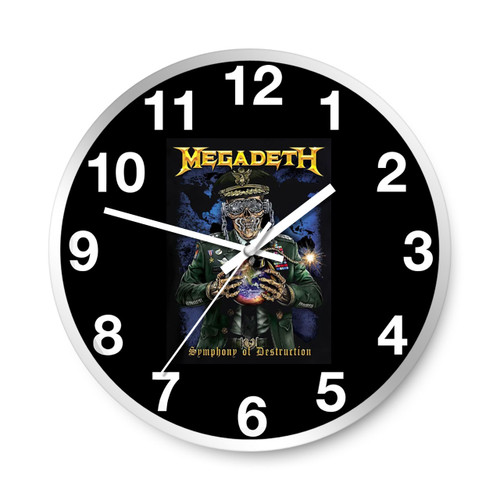 Megadeth Vic Sketch Vintage Wall Clocks