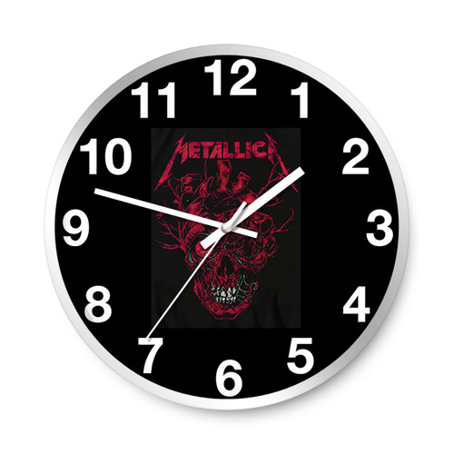 Metallica Band Metallica Tour 2022 Wall Clocks