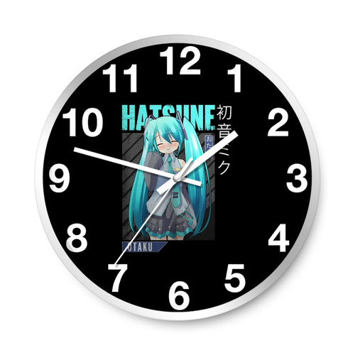 Miku Hatsune Cute Wall Clocks