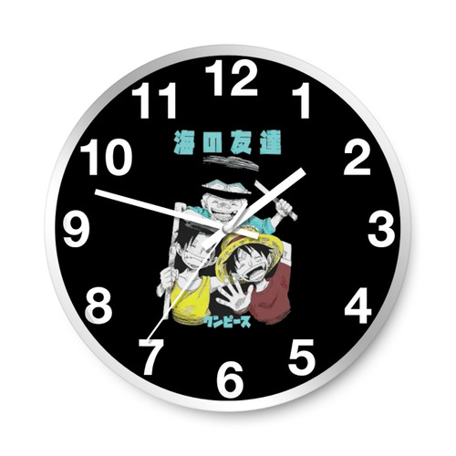 One Piece Sabo Luffi Ace Wall Clocks
