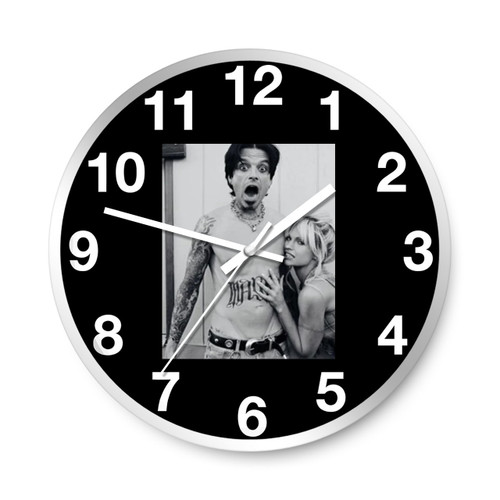 Pam And Tommy Lee Pamela Anderson Sex Tape New Disney Series Biting Nipple Ring Photo Wall Clocks