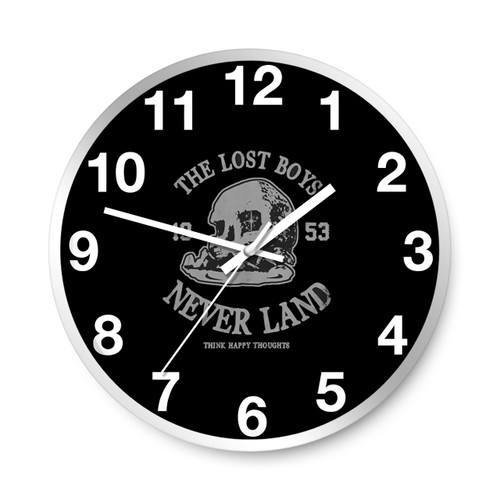 Peter Pan The Lost Boys Neverland Wall Clocks